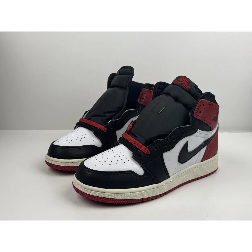 Jordan 1 High Black Toe Reimagined - GS Size 7Y Red/Black (FD1437-106)